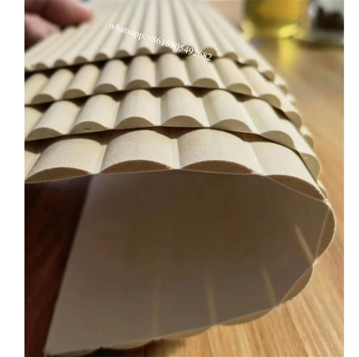 PANELES FLEXIBLES Panel de tambor flexible Doblado Tablero decorativo Curva interior Puerta de armario