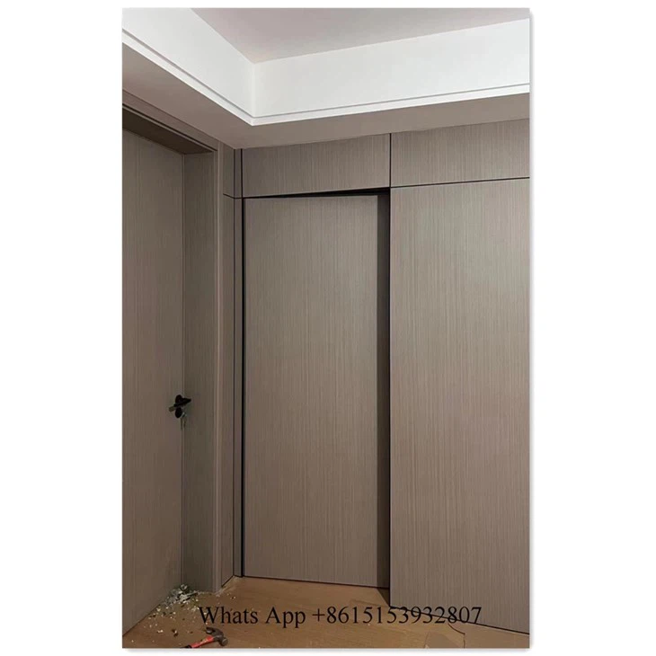 Invisible Door Panel Interior Home Living Roon Wall Paneling Door