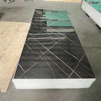 Paneles de pared de mármol UV de lámina de mármol de PVC