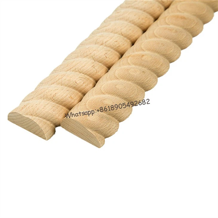 Molduras de cuerda de madera maciza
