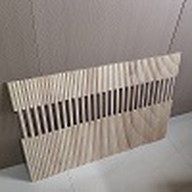 Panel flexible de pared decorativa de tamaño personalizado, el revestimiento de panel de pared estriado curvo se puede ahuecar. Panel flexible de pared decorativo de tamaño personalizado, el revestimiento de panel de pared estriado curvado se puede ahuecar