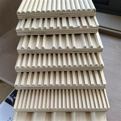 Paneles de pared de roble rojo 2440x1220 mm