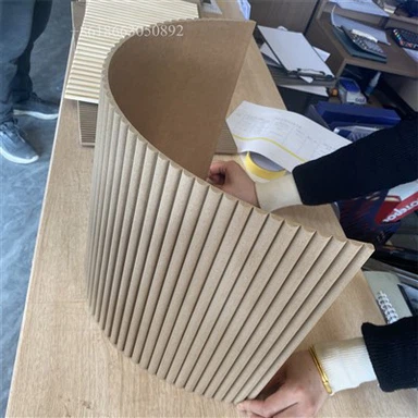 Tablero flexible de MDF de tambor